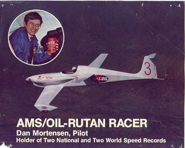 Amsoil Rutan Racer Dan Mortensen